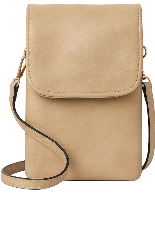 OakFord Classic Crossbody Sling – Beige